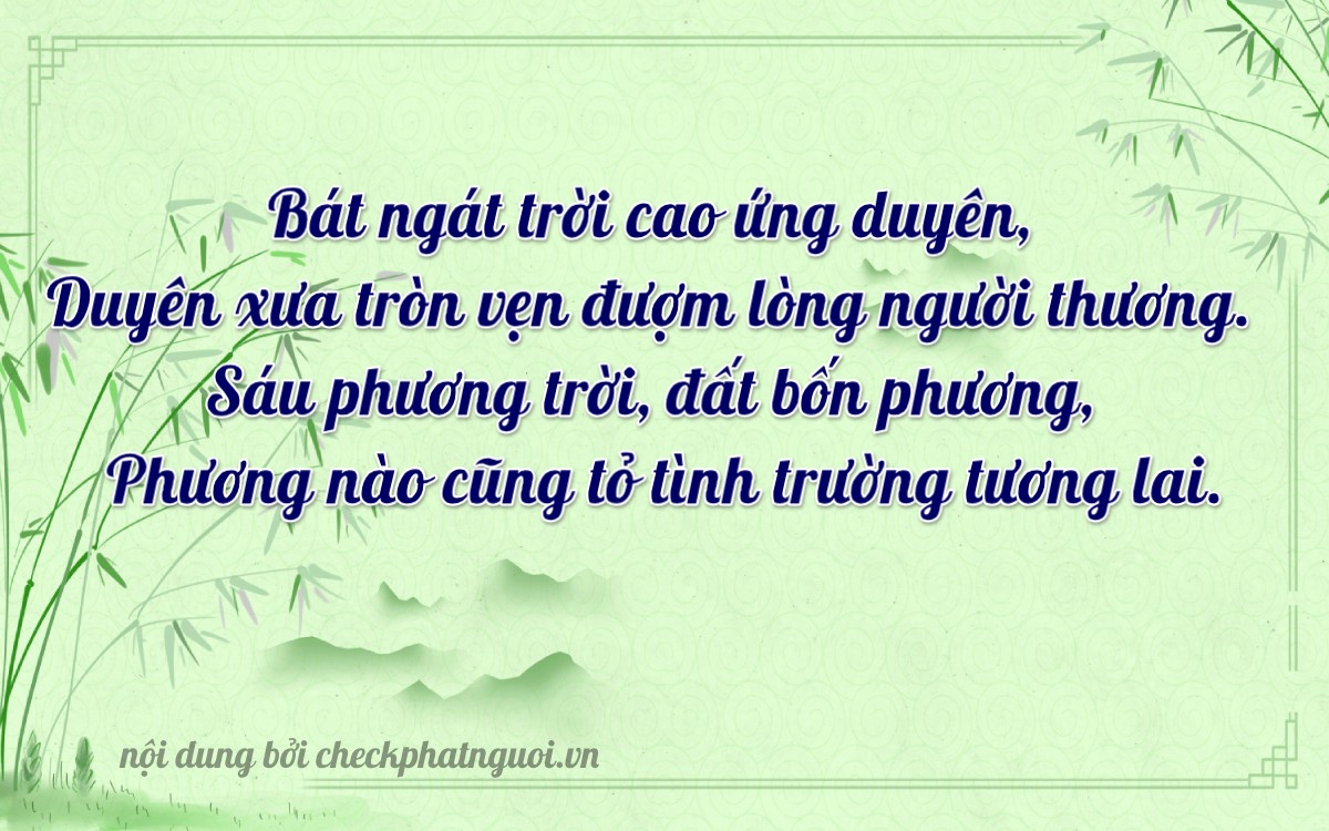 Bài thơ ý nghĩa cho <b>biển số 54S-86469</b> tại website checkphatnguoi.vn