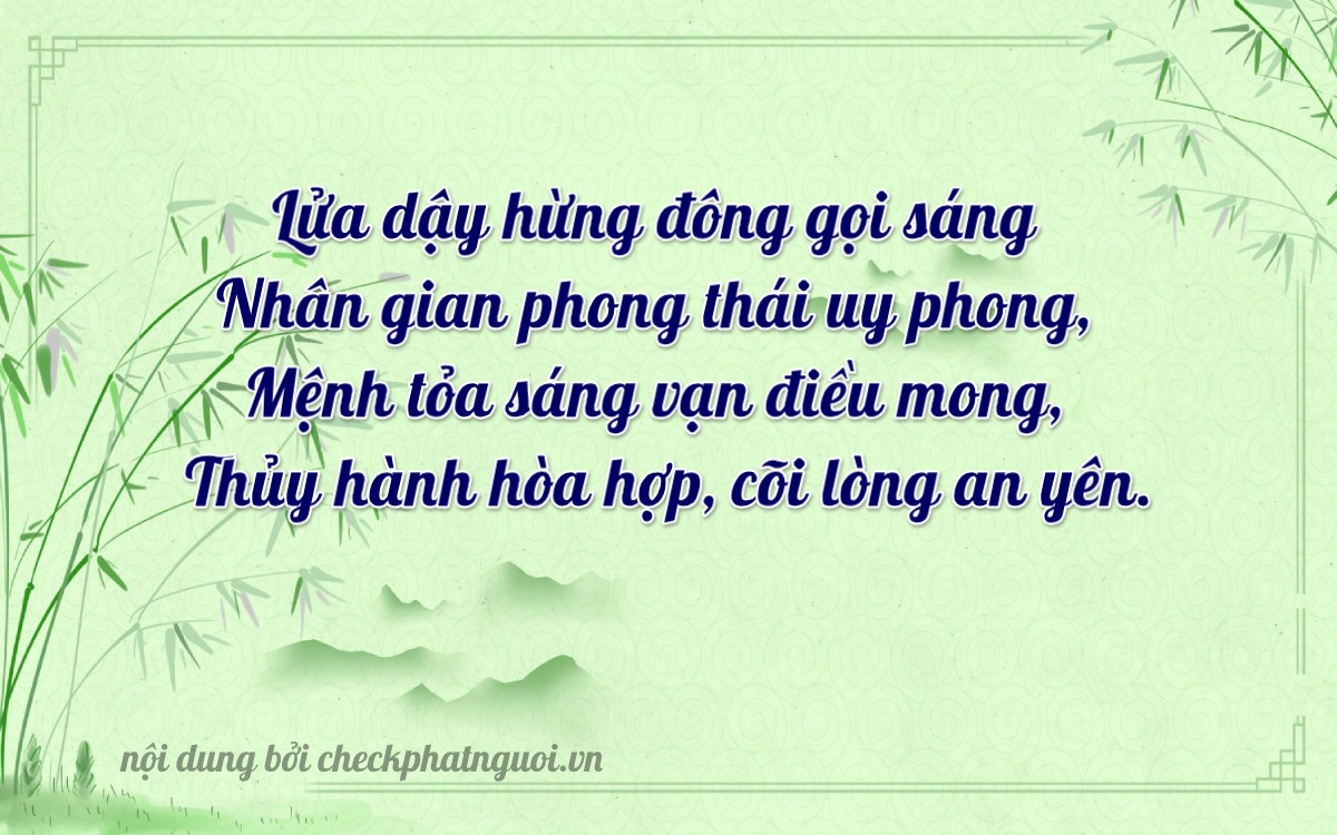 Bài thơ ý nghĩa cho <b>biển số 55073</b> tại website checkphatnguoi.vn