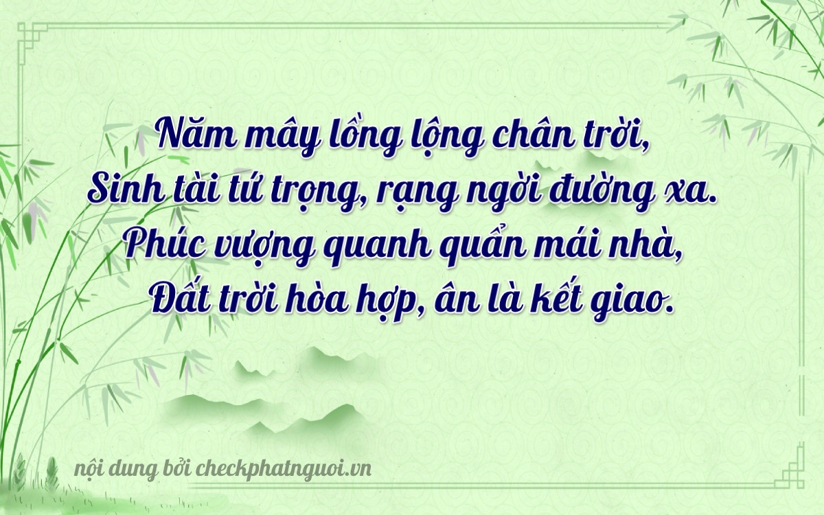 Bài thơ ý nghĩa cho <b>biển số 55555</b> tại website checkphatnguoi.vn