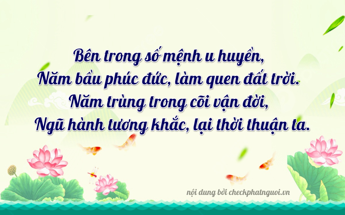 Bài thơ ý nghĩa cho <b>biển số 55855</b> tại website checkphatnguoi.vn