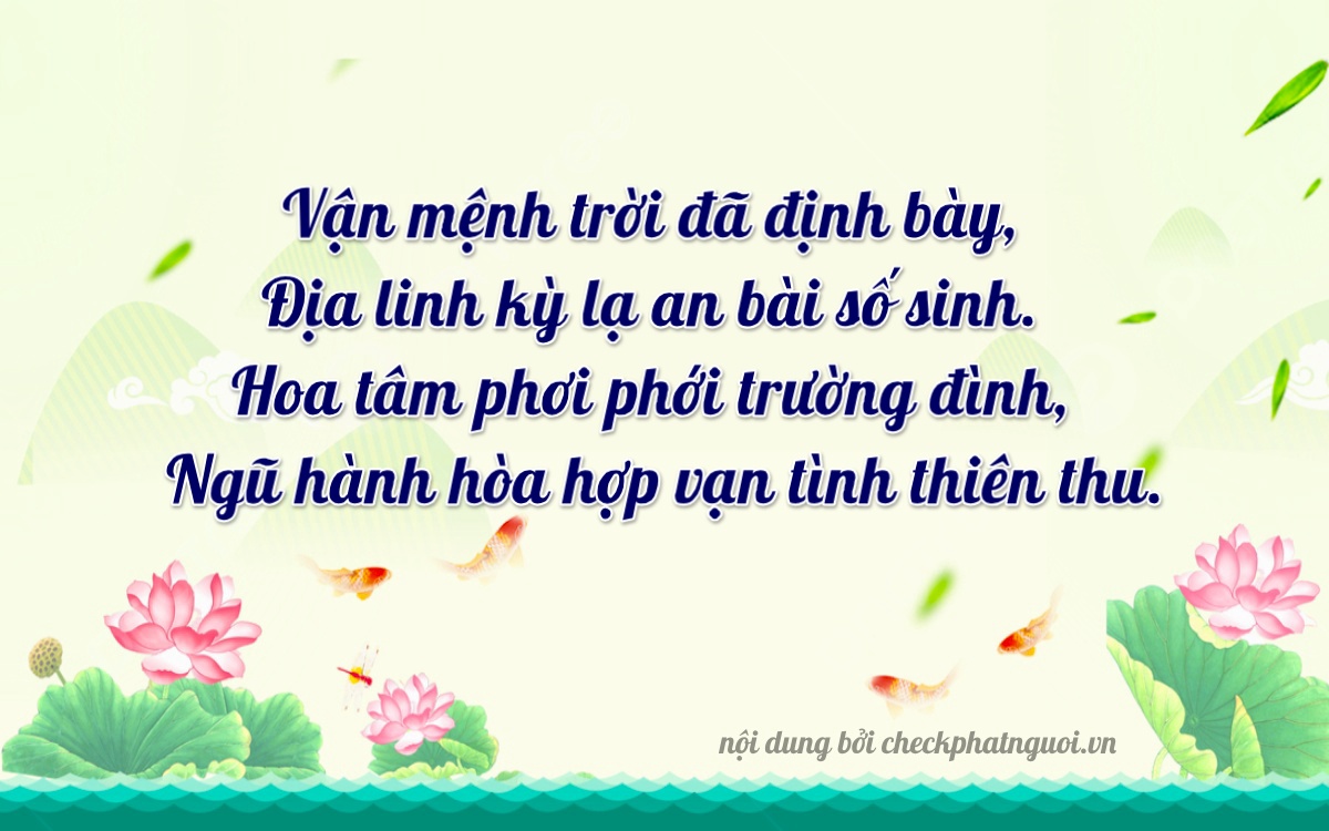 Bài thơ ý nghĩa cho <b>biển số 56656</b> tại website checkphatnguoi.vn