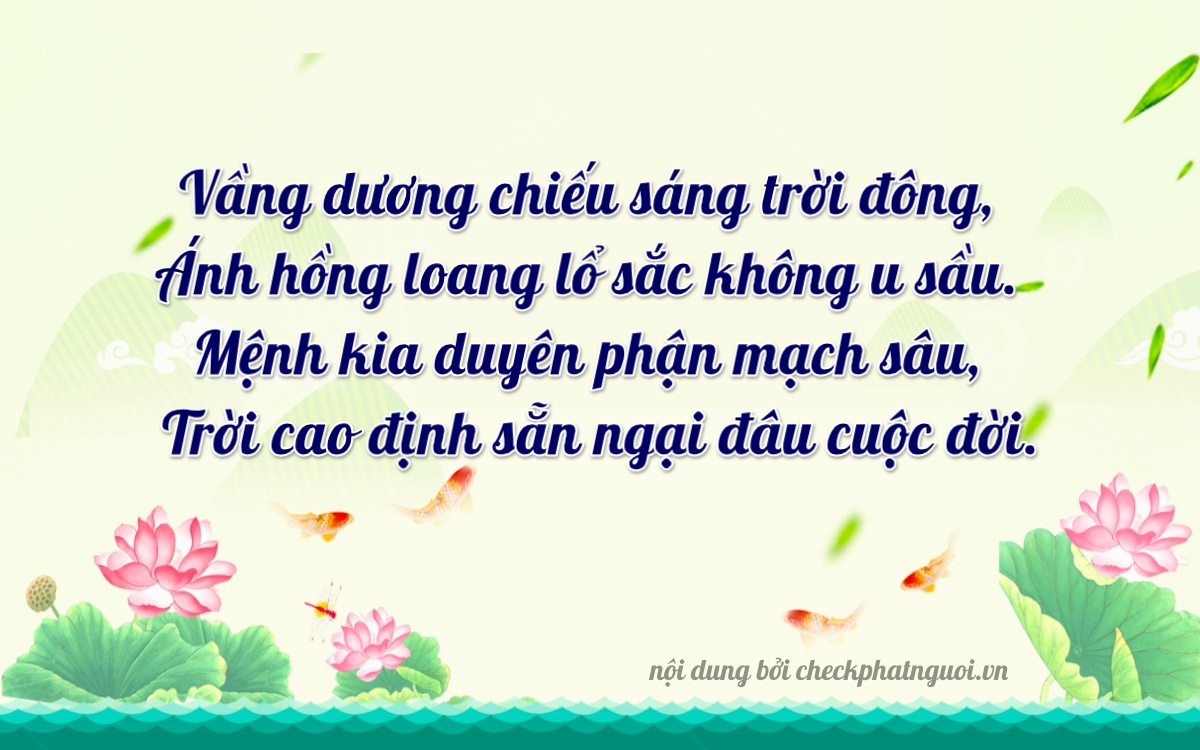 Bài thơ ý nghĩa cho <b>biển số 56S-0070</b> tại website checkphatnguoi.vn