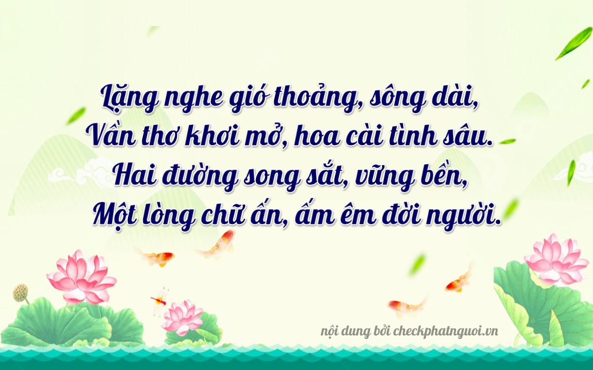 Bài thơ ý nghĩa cho <b>biển số 59A-21221</b> tại website checkphatnguoi.vn
