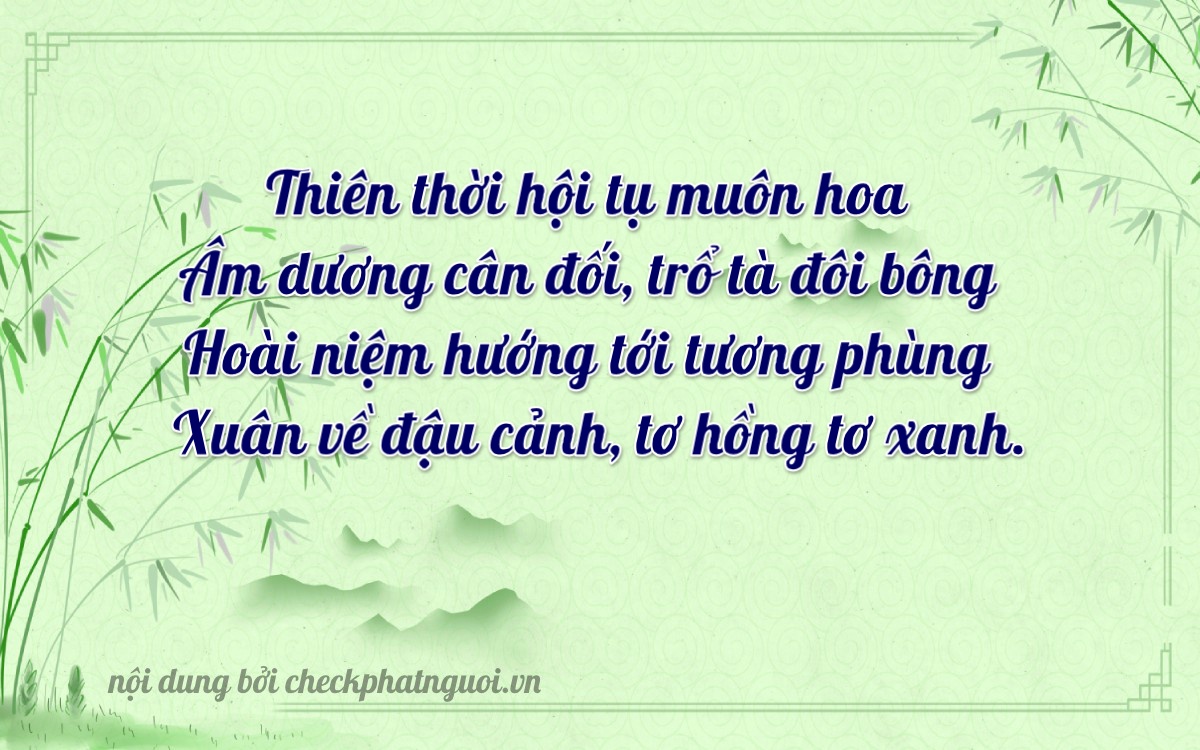 Bài thơ ý nghĩa cho <b>biển số 59A3-38896</b> tại website checkphatnguoi.vn