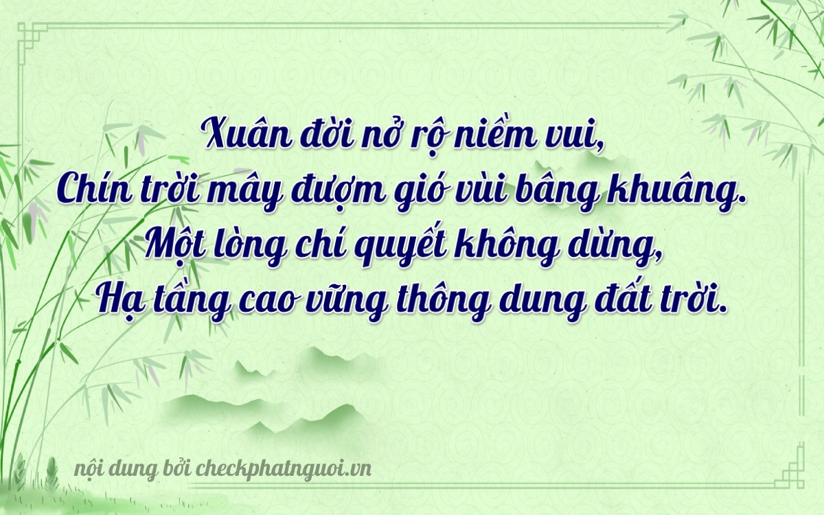 Bài thơ ý nghĩa cho <b>biển số 59AA-01821</b> tại website checkphatnguoi.vn