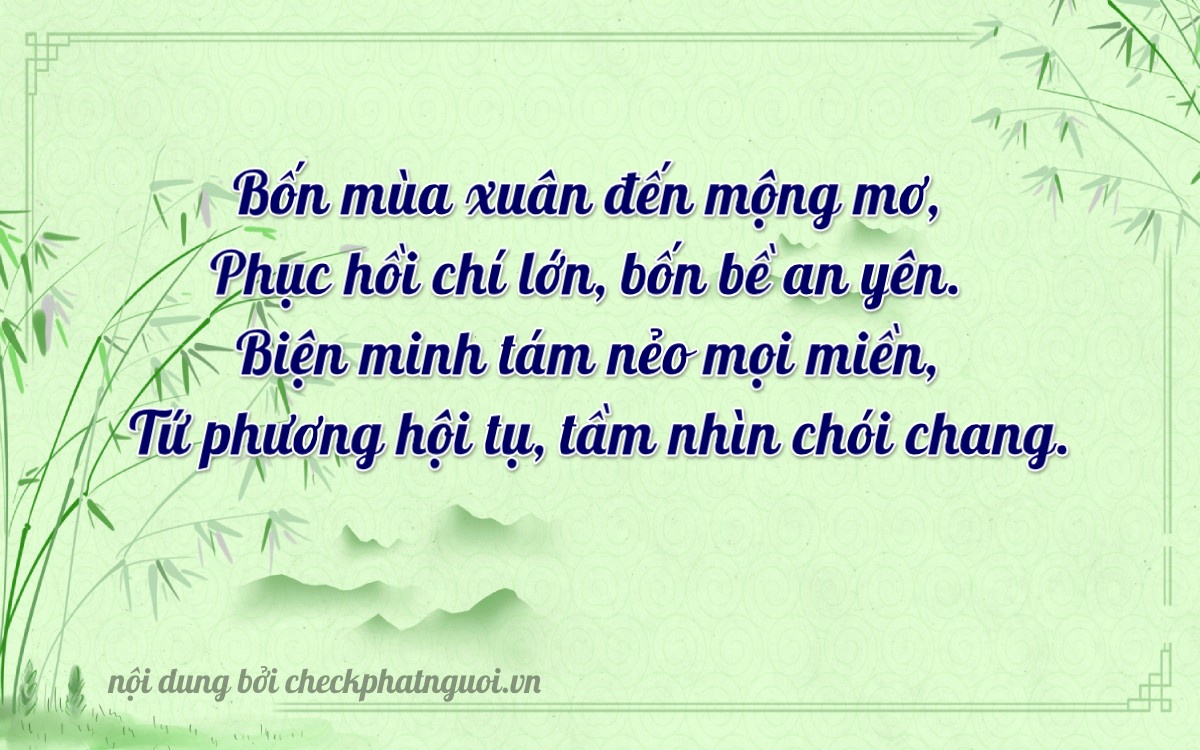 Bài thơ ý nghĩa cho <b>biển số 59AC-05484</b> tại website checkphatnguoi.vn