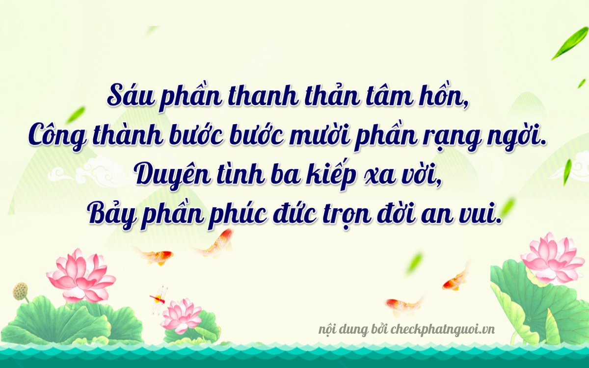 Bài thơ ý nghĩa cho <b>biển số 59C1-65372</b> tại website checkphatnguoi.vn