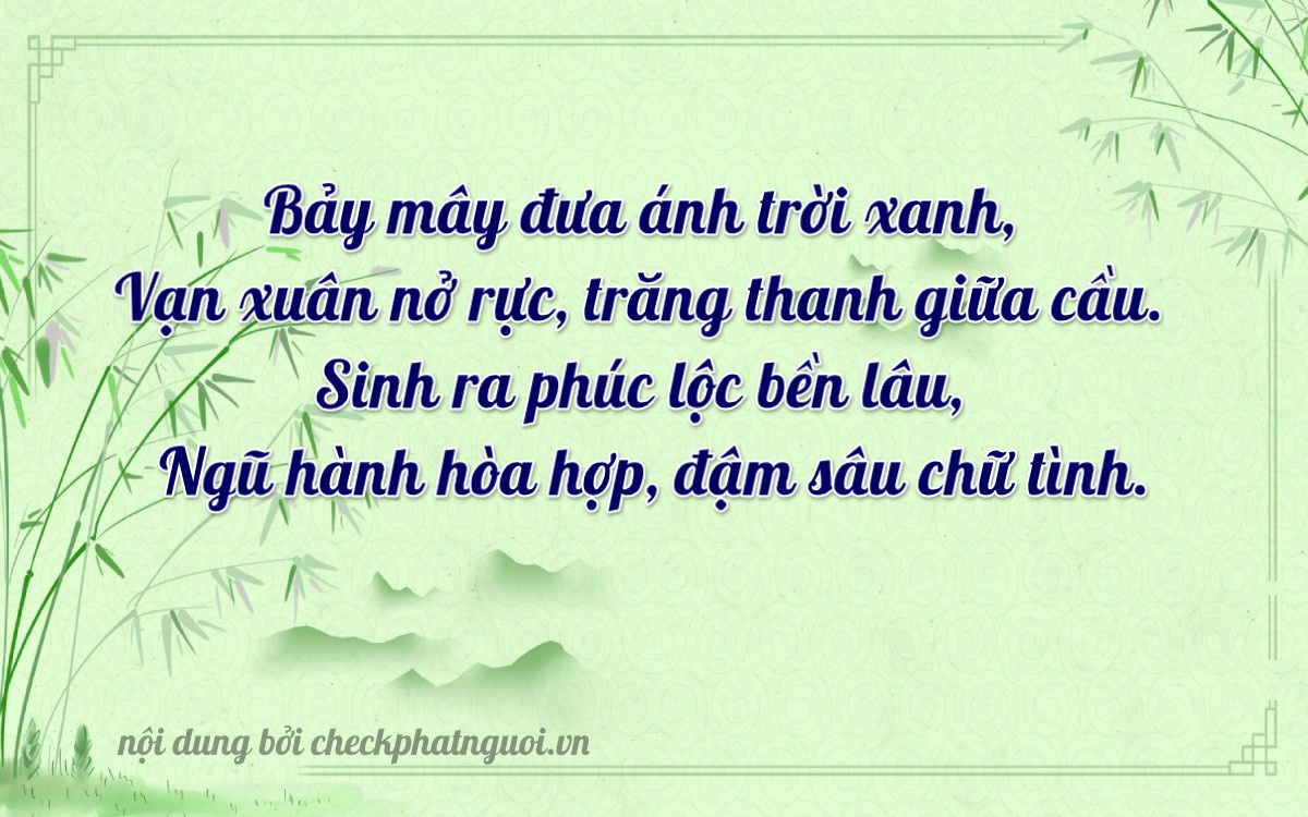 Bài thơ ý nghĩa cho <b>biển số 59C1-67095</b> tại website checkphatnguoi.vn