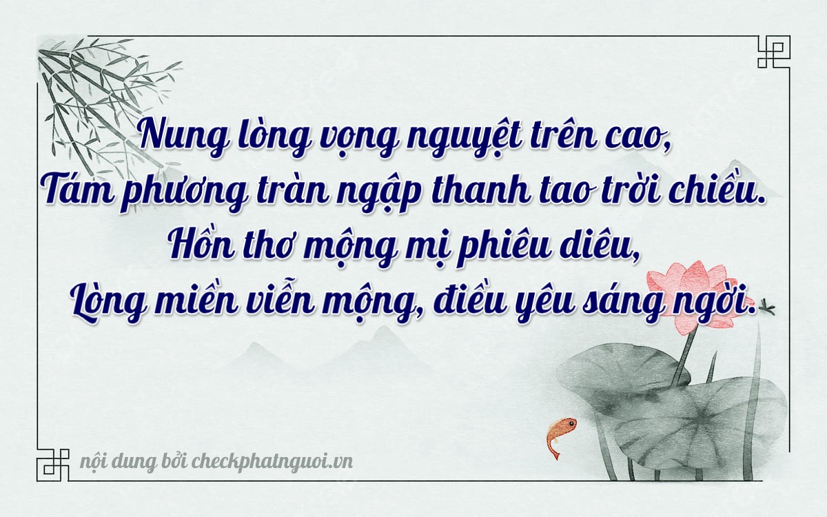 Bài thơ ý nghĩa cho <b>biển số 59C1-88081</b> tại website checkphatnguoi.vn