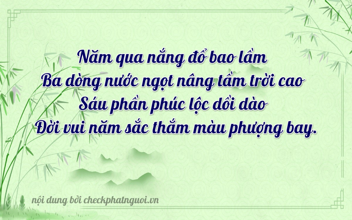 Bài thơ ý nghĩa cho <b>biển số 59C2-53625</b> tại website checkphatnguoi.vn