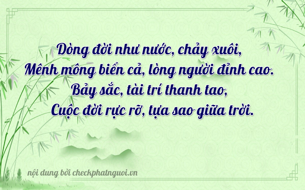 Bài thơ ý nghĩa cho <b>biển số 59C2-67429</b> tại website checkphatnguoi.vn