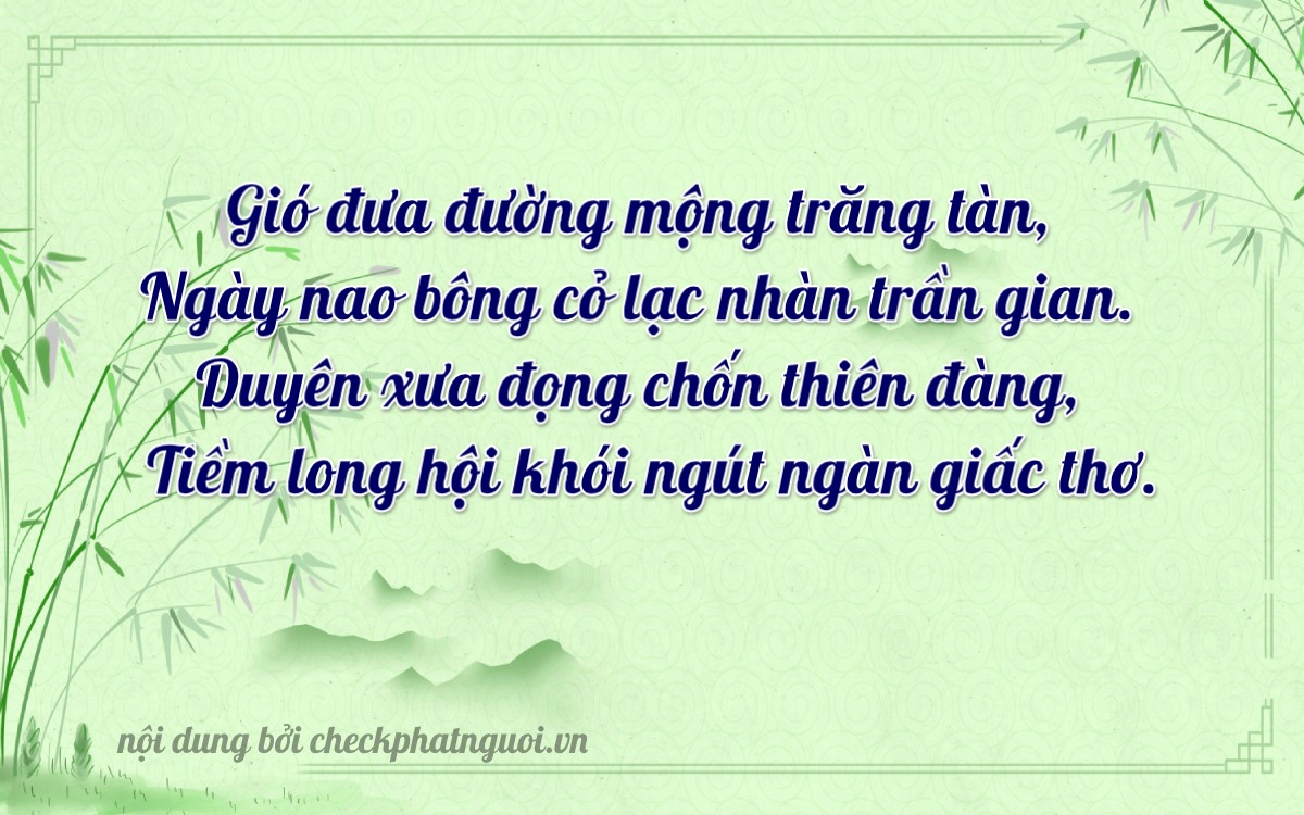 Bài thơ ý nghĩa cho <b>biển số 59C2-67969</b> tại website checkphatnguoi.vn