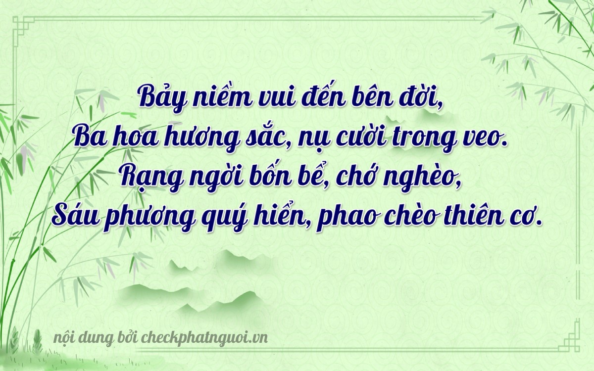 Bài thơ ý nghĩa cho <b>biển số 59C2-73364</b> tại website checkphatnguoi.vn