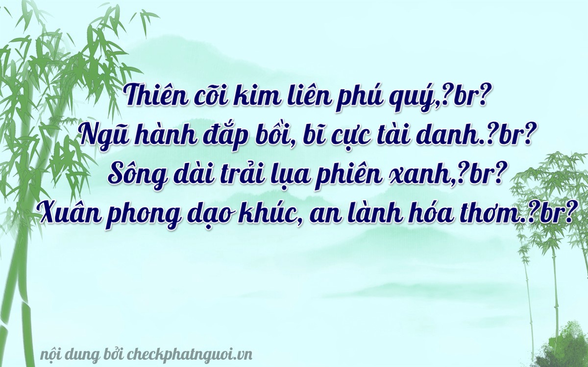 Bài thơ ý nghĩa cho <b>biển số 59C3-18317</b> tại website checkphatnguoi.vn