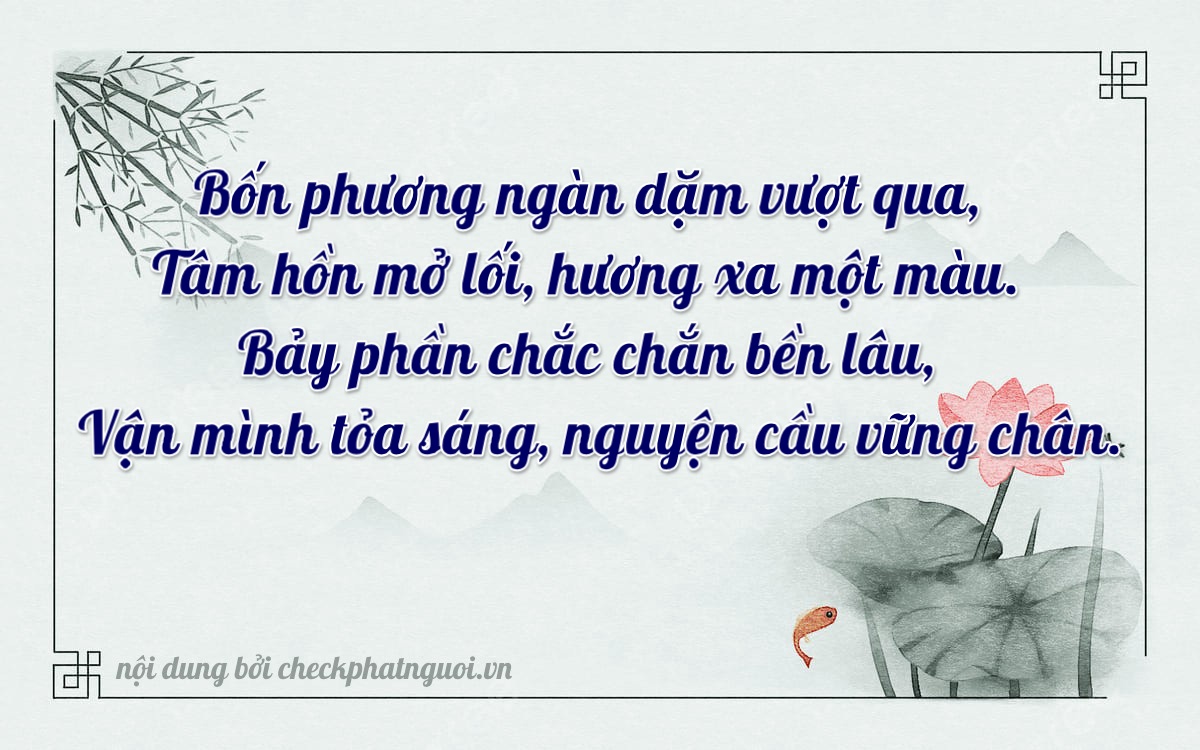 Bài thơ ý nghĩa cho <b>biển số 59C3-74384</b> tại website checkphatnguoi.vn