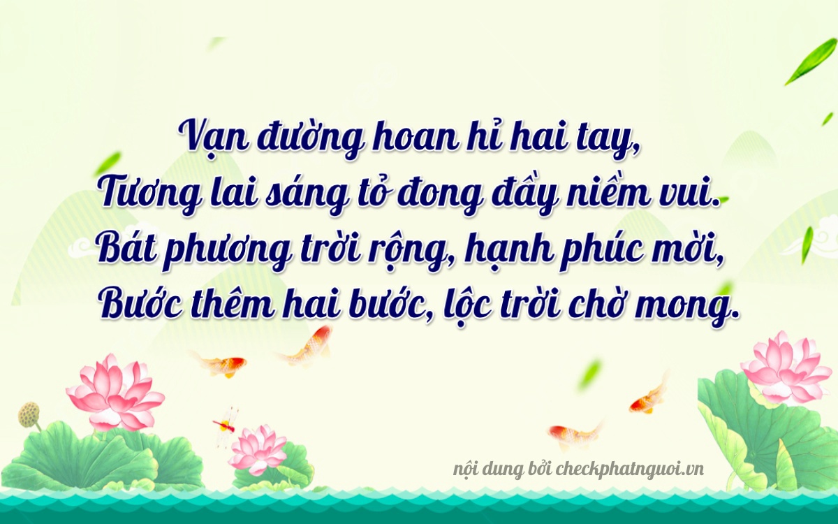 Bài thơ ý nghĩa cho <b>biển số 59C4-18882</b> tại website checkphatnguoi.vn