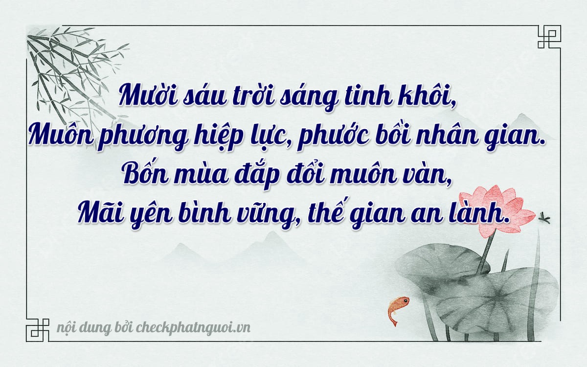 Bài thơ ý nghĩa cho <b>biển số 59CA-11648</b> tại website checkphatnguoi.vn