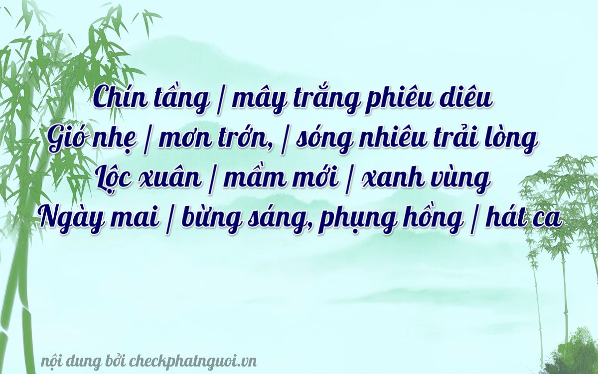 Bài thơ ý nghĩa cho <b>biển số 59D1-90557</b> tại website checkphatnguoi.vn