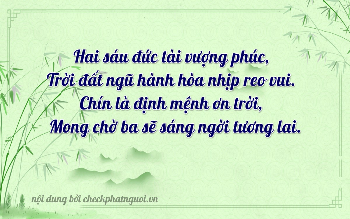 Bài thơ ý nghĩa cho <b>biển số 59D2-02693</b> tại website checkphatnguoi.vn