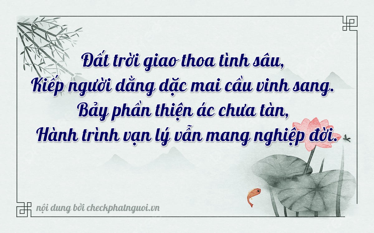 Bài thơ ý nghĩa cho <b>biển số 59D-73064</b> tại website checkphatnguoi.vn