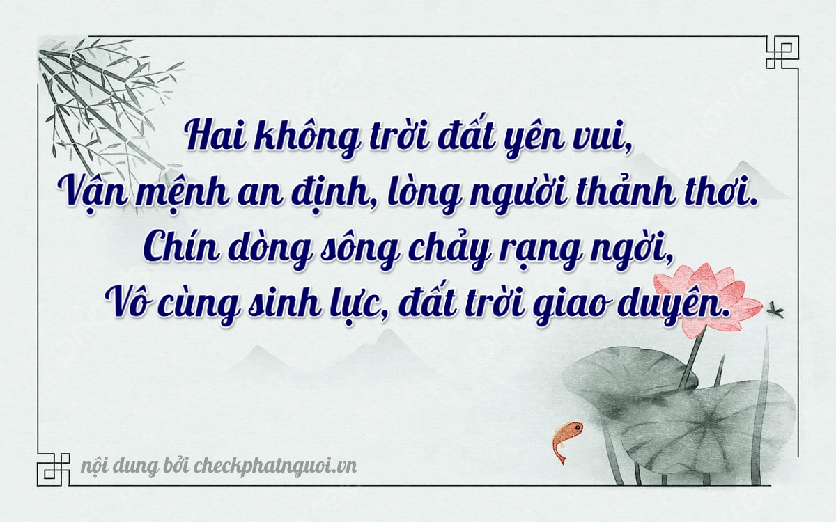 Bài thơ ý nghĩa cho <b>biển số 59DB-20939</b> tại website checkphatnguoi.vn