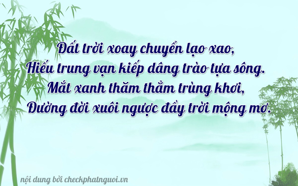 Bài thơ ý nghĩa cho <b>biển số 59DB-27553</b> tại website checkphatnguoi.vn