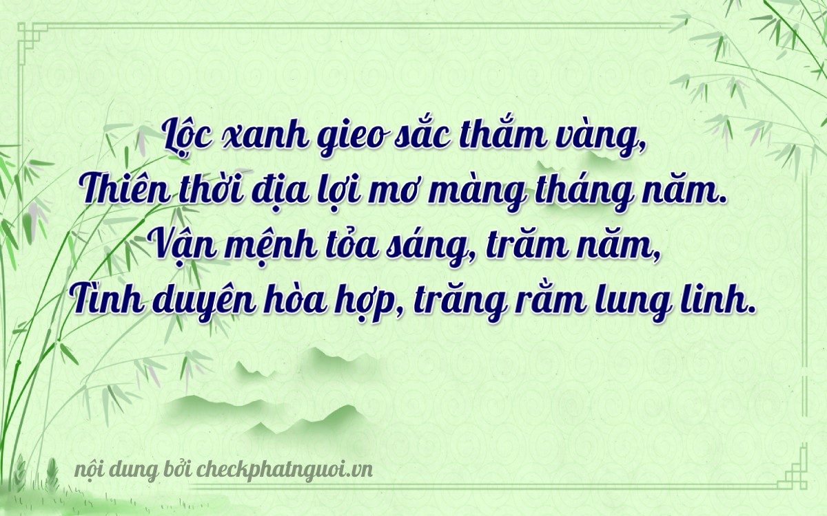 Bài thơ ý nghĩa cho <b>biển số 59E2-23970</b> tại website checkphatnguoi.vn