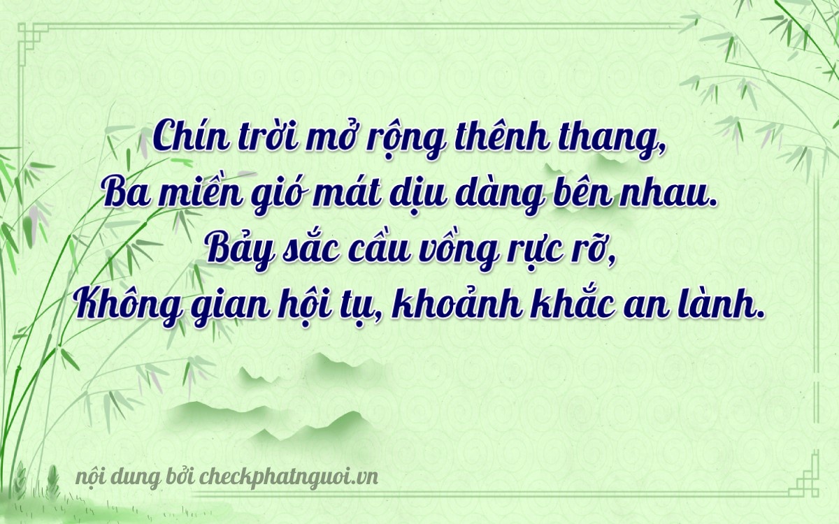 Bài thơ ý nghĩa cho <b>biển số 59EA-09370</b> tại website checkphatnguoi.vn