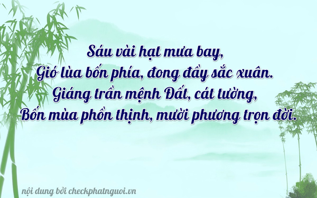 Bài thơ ý nghĩa cho <b>biển số 59G1-64174</b> tại website checkphatnguoi.vn