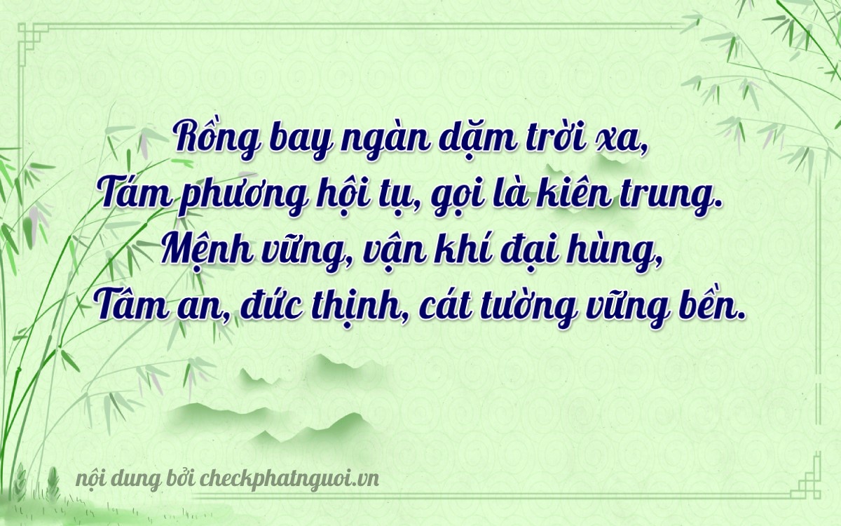 Bài thơ ý nghĩa cho <b>biển số 59G2-89415</b> tại website checkphatnguoi.vn