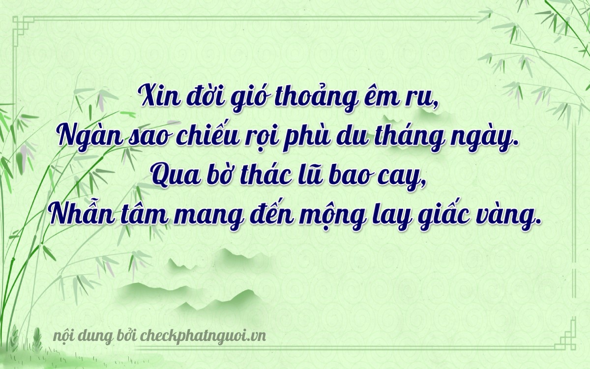 Bài thơ ý nghĩa cho <b>biển số 59G3-10175</b> tại website checkphatnguoi.vn