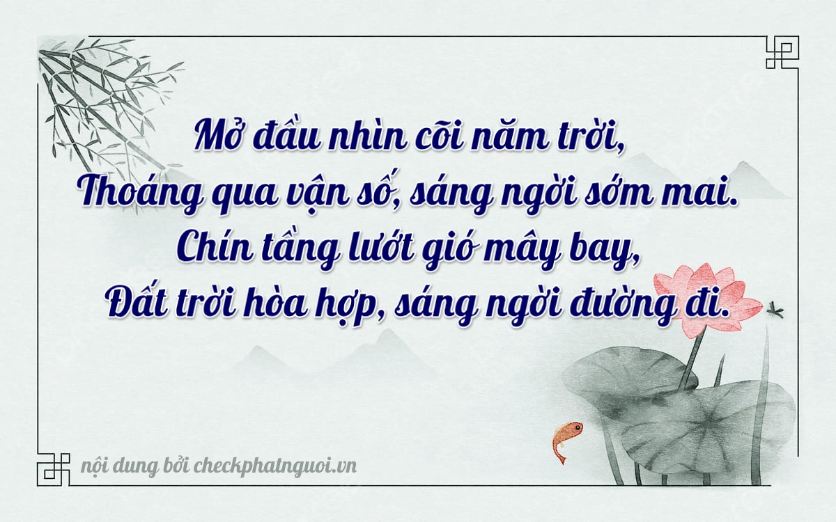 Bài thơ ý nghĩa cho <b>biển số 59H2-19557</b> tại website checkphatnguoi.vn