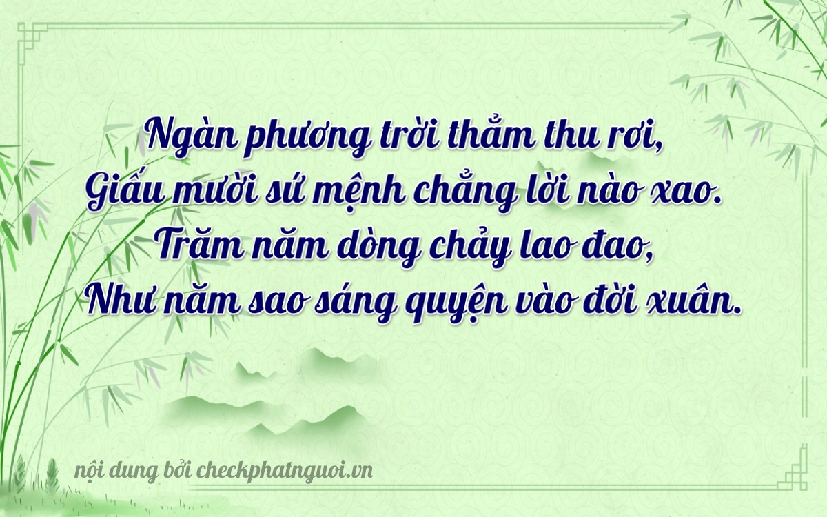Bài thơ ý nghĩa cho <b>biển số 59HA-09083</b> tại website checkphatnguoi.vn