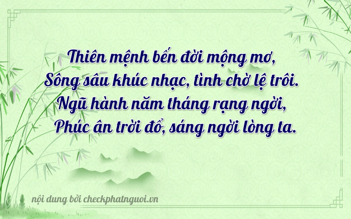 Bài thơ ý nghĩa cho <b>biển số 59K1-22888</b> tại website checkphatnguoi.vn