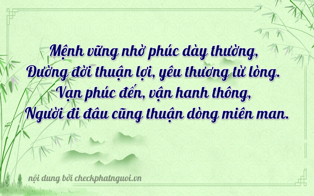 Bài thơ ý nghĩa cho <b>biển số 59K2-81755</b> tại website checkphatnguoi.vn