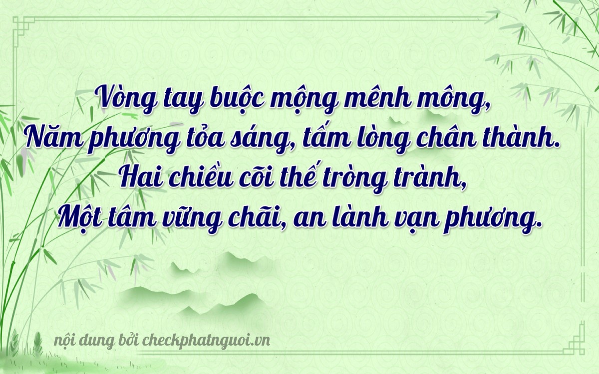 Bài thơ ý nghĩa cho <b>biển số 59KA-12502</b> tại website checkphatnguoi.vn