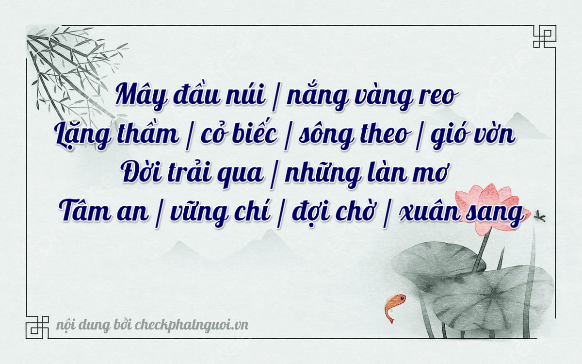 Bài thơ ý nghĩa cho <b>biển số 59L2-68793</b> tại website checkphatnguoi.vn