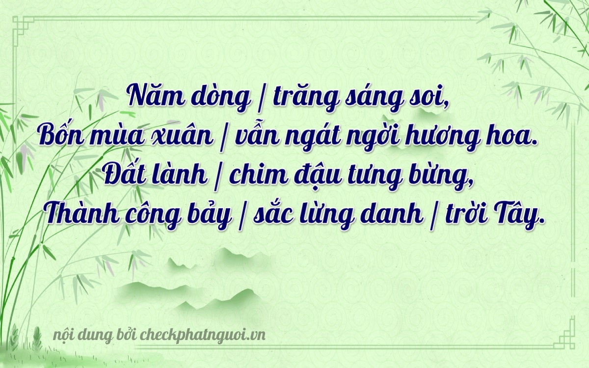 Bài thơ ý nghĩa cho <b>biển số 59L3-51472</b> tại website checkphatnguoi.vn