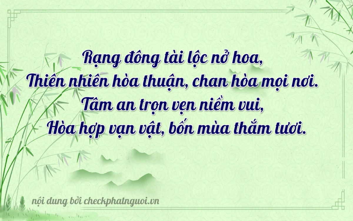 Bài thơ ý nghĩa cho <b>biển số 59LA-22882</b> tại website checkphatnguoi.vn