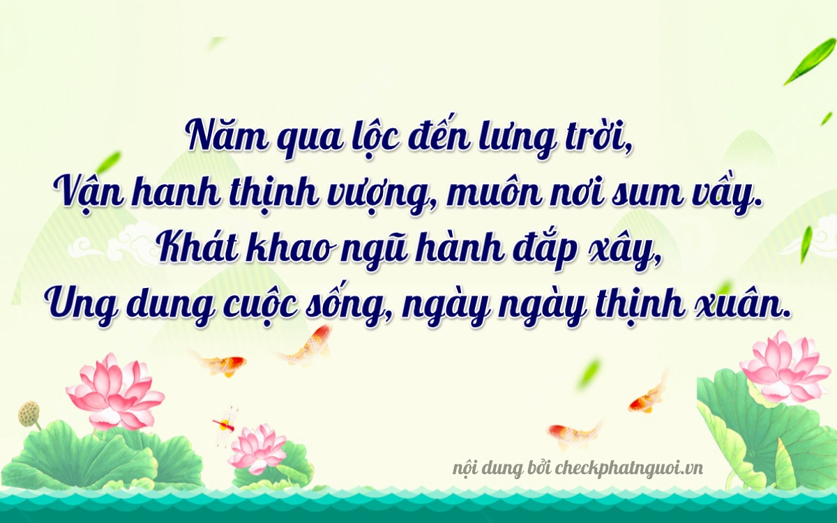 Bài thơ ý nghĩa cho <b>biển số 59M1-50151</b> tại website checkphatnguoi.vn