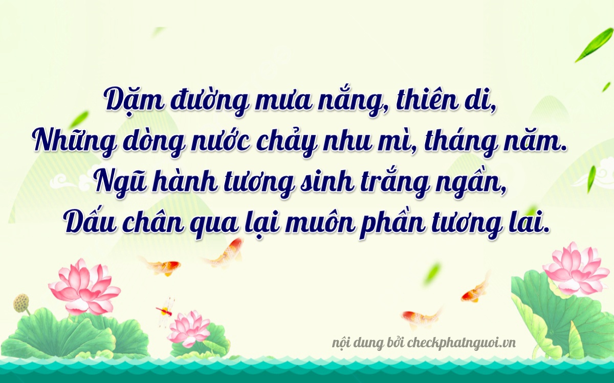 Bài thơ ý nghĩa cho <b>biển số 59M2-53018</b> tại website checkphatnguoi.vn