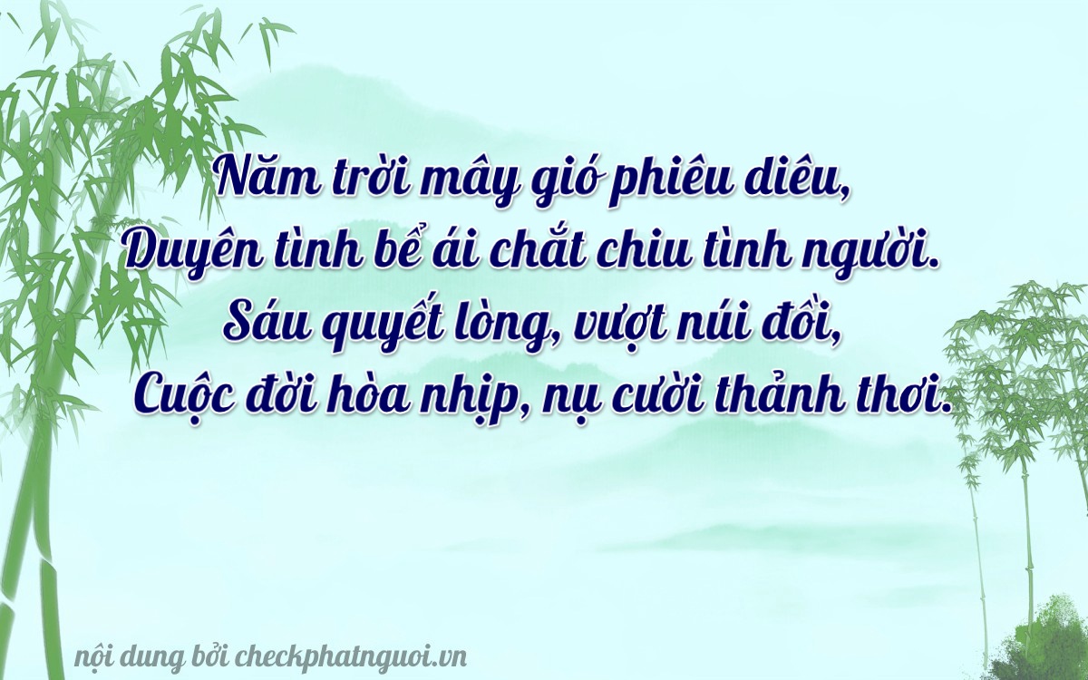 Bài thơ ý nghĩa cho <b>biển số 59M2-60588</b> tại website checkphatnguoi.vn