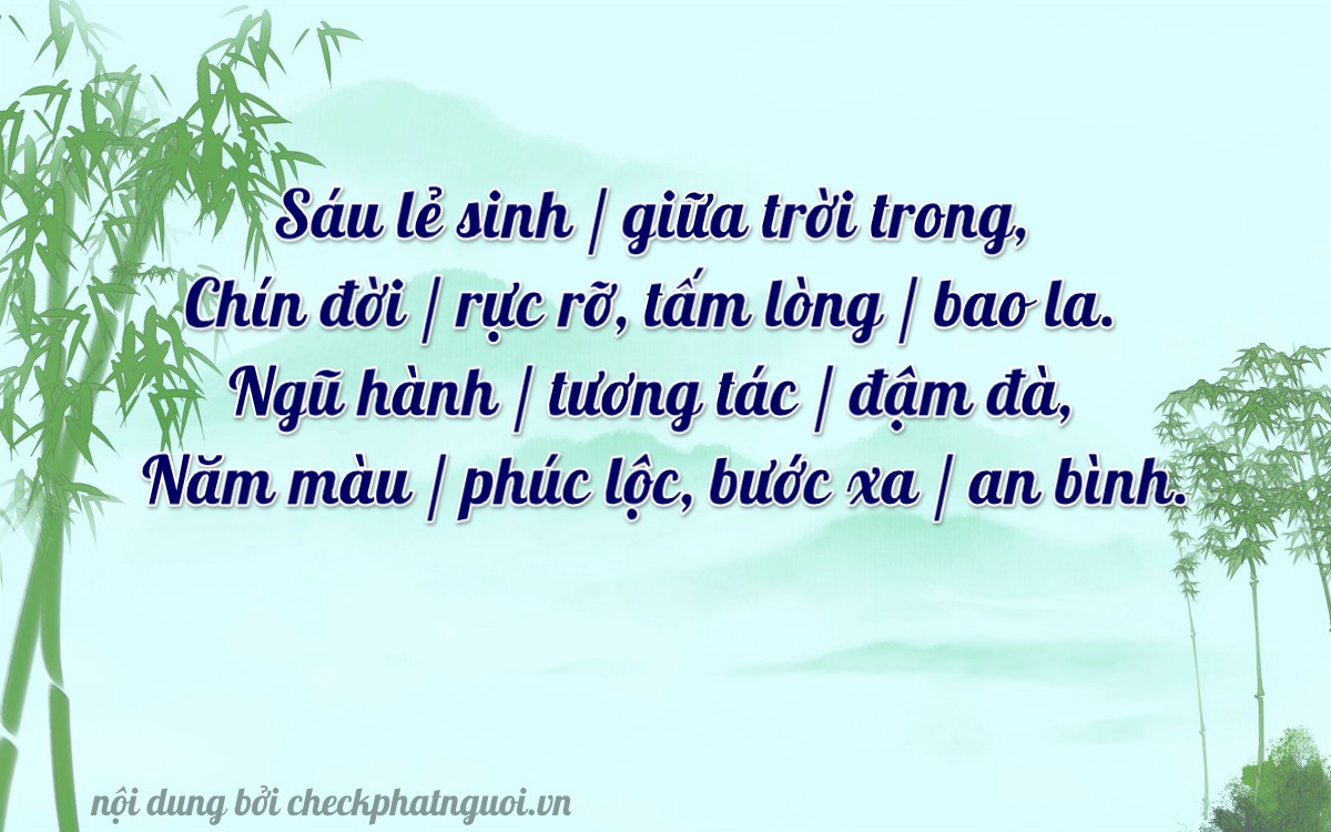 Bài thơ ý nghĩa cho <b>biển số 59MA-16956</b> tại website checkphatnguoi.vn