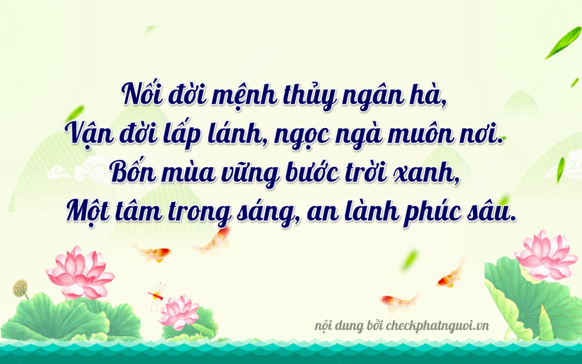 Bài thơ ý nghĩa cho <b>biển số 59N3-20441</b> tại website checkphatnguoi.vn