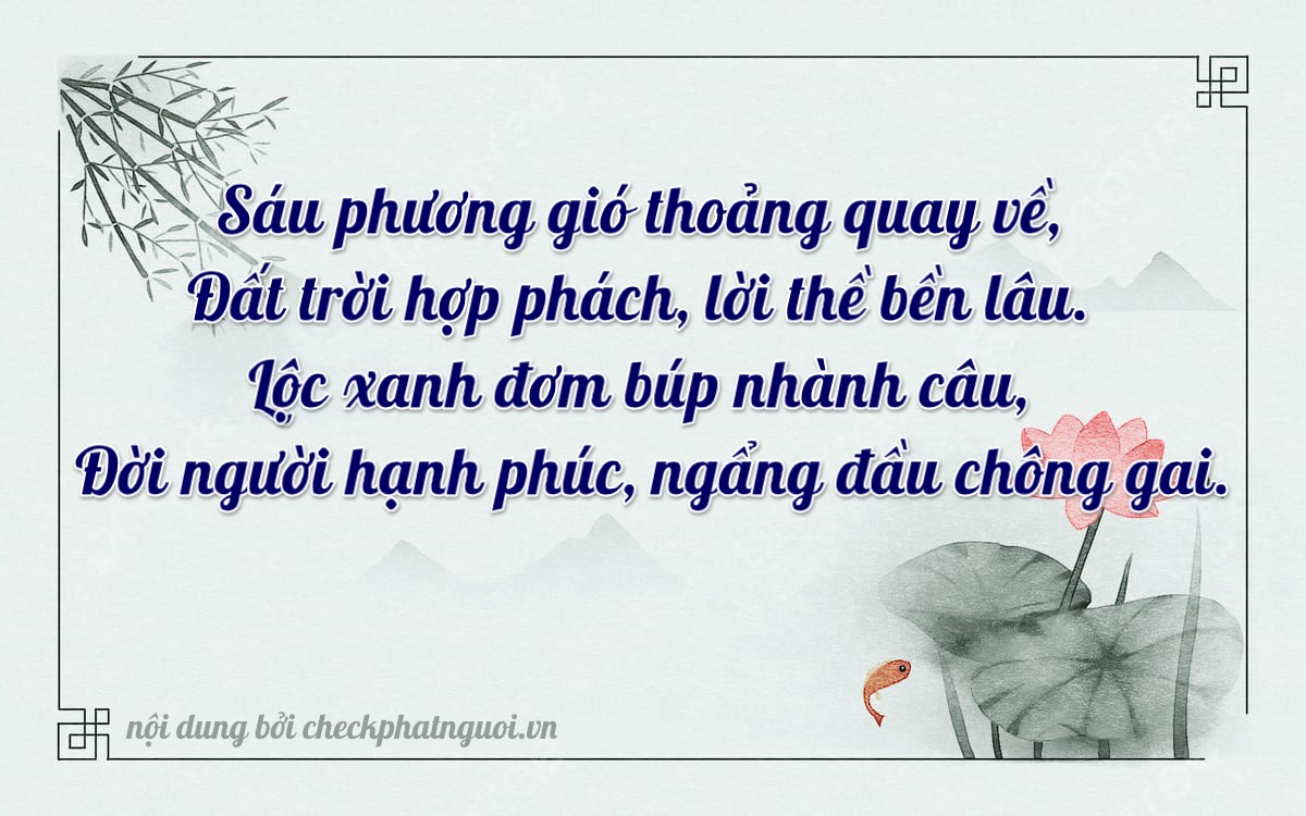 Bài thơ ý nghĩa cho <b>biển số 59N3-36326</b> tại website checkphatnguoi.vn