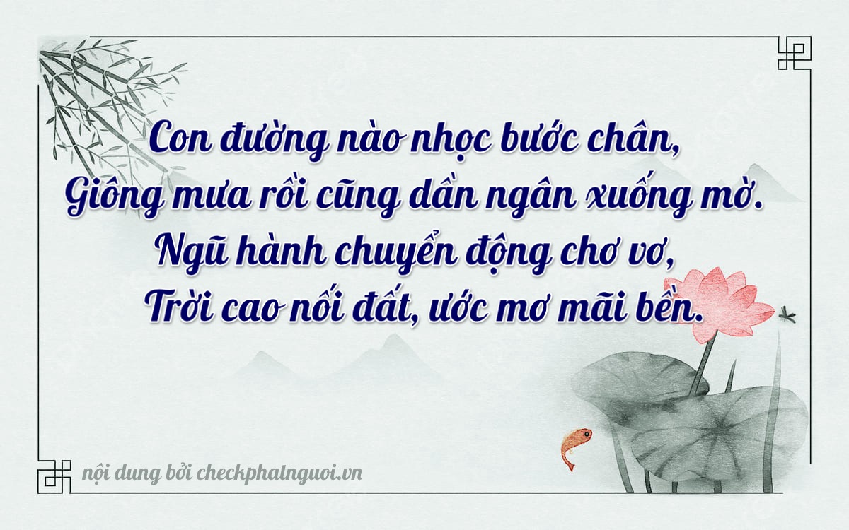 Bài thơ ý nghĩa cho <b>biển số 59N3-53984</b> tại website checkphatnguoi.vn