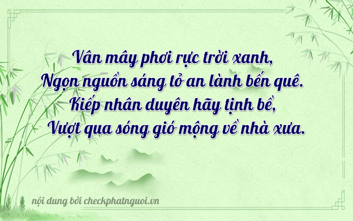 Bài thơ ý nghĩa cho <b>biển số 59NA-08424</b> tại website checkphatnguoi.vn