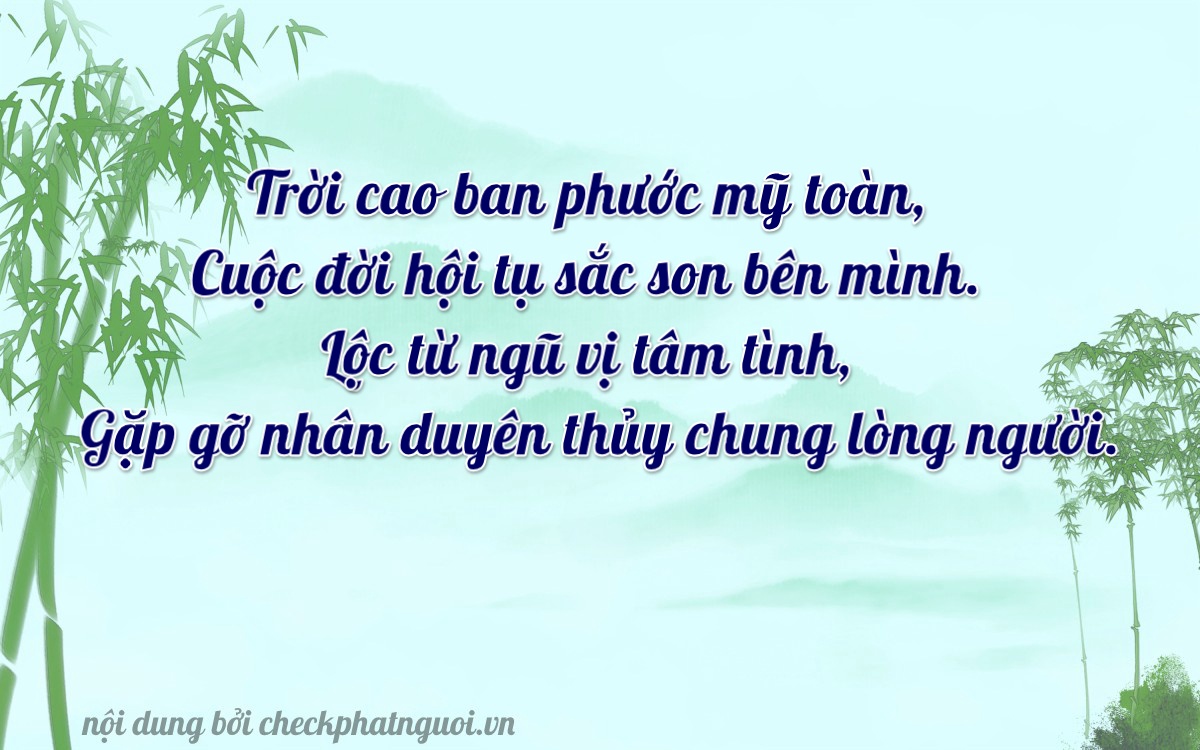 Bài thơ ý nghĩa cho <b>biển số 59P1-60852</b> tại website checkphatnguoi.vn