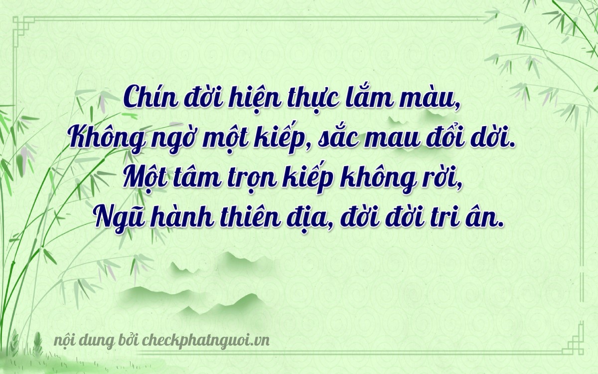 Bài thơ ý nghĩa cho <b>biển số 59P1-90155</b> tại website checkphatnguoi.vn