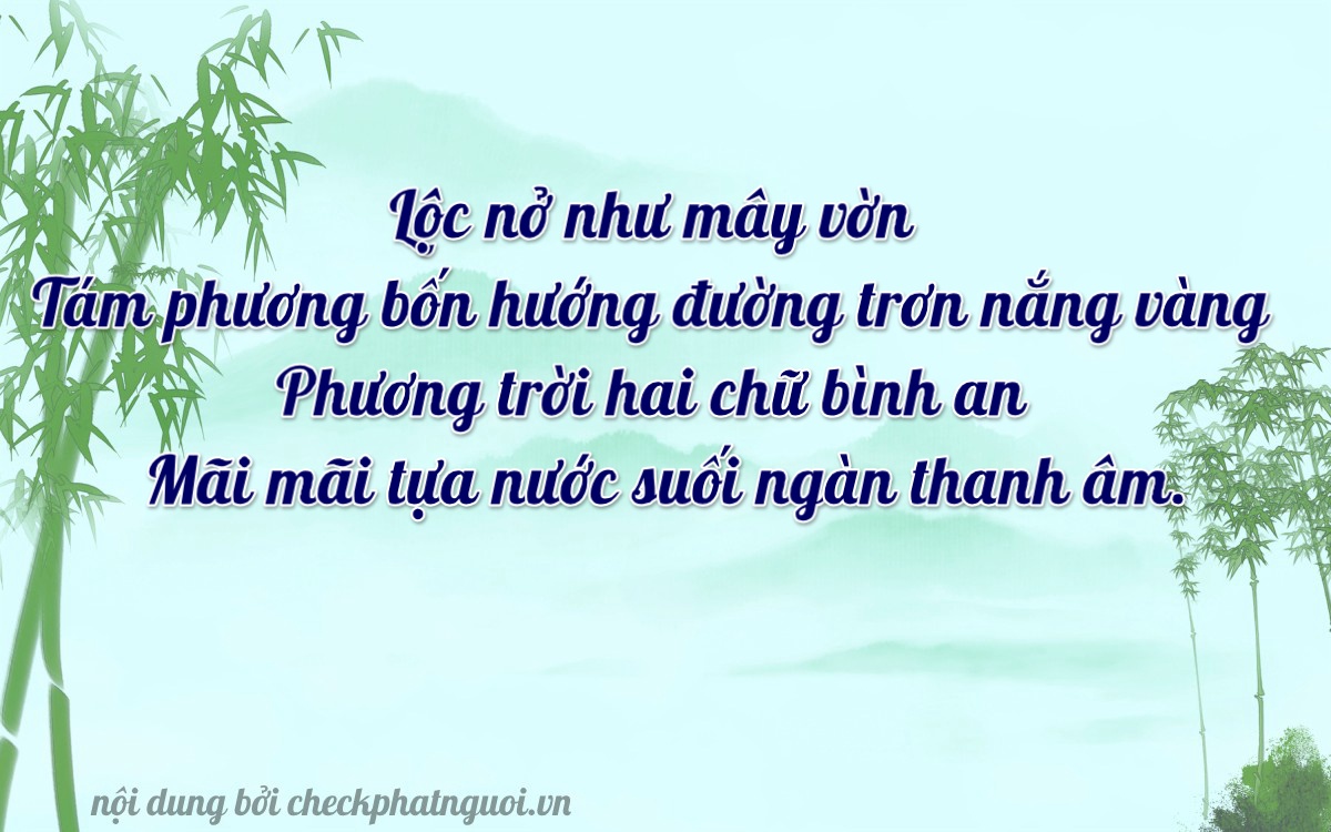 Bài thơ ý nghĩa cho <b>biển số 59P2-14822</b> tại website checkphatnguoi.vn